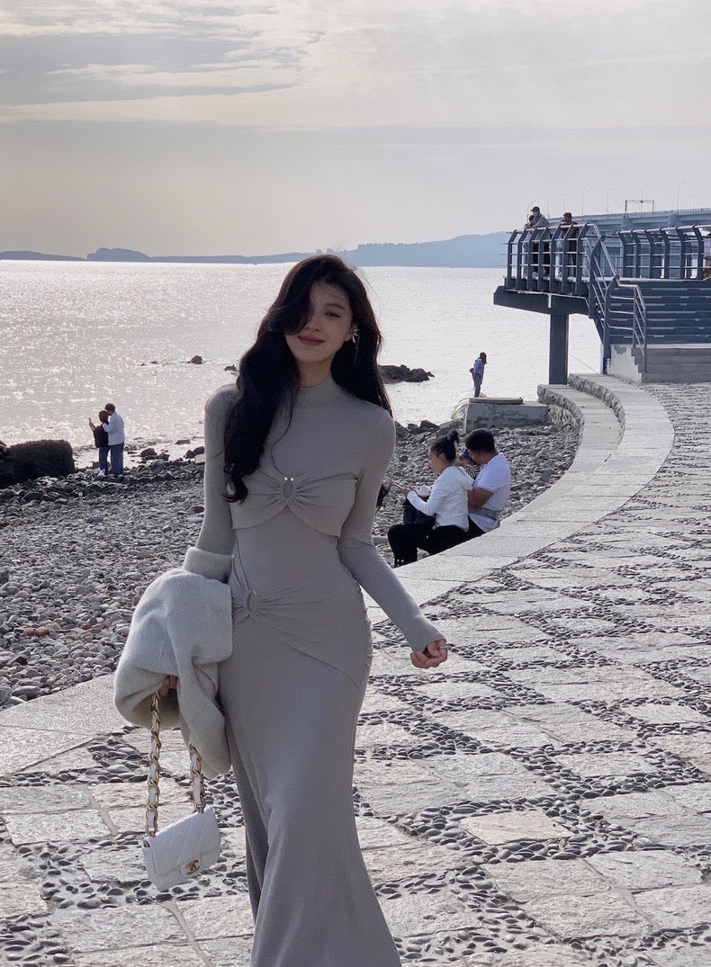 XS~L】高級ニッチスカート長袖ワンピース – Romantic Holiday