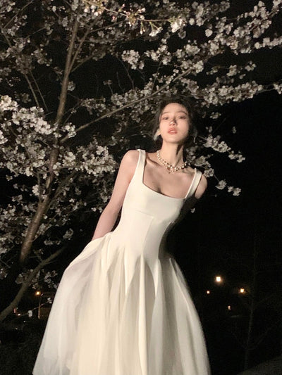 【XS~L】(Short)バレリーナチュールスカートドレス
