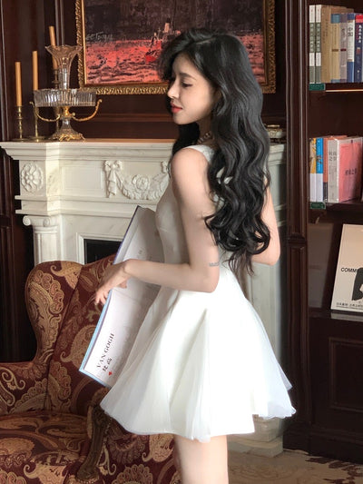 【XS~L】(Long)バレリーナチュールスカートドレス