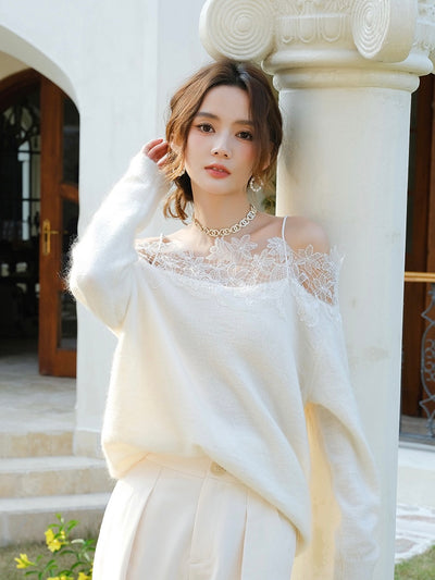 [Limited/Free] Pure Rose Knit Tops