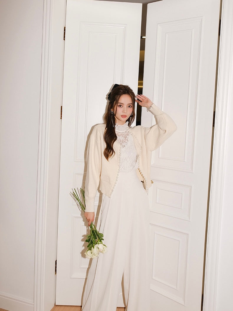 S~L】Lily Suspender Wide Pants / リリーサスペンダーワイドパンツ