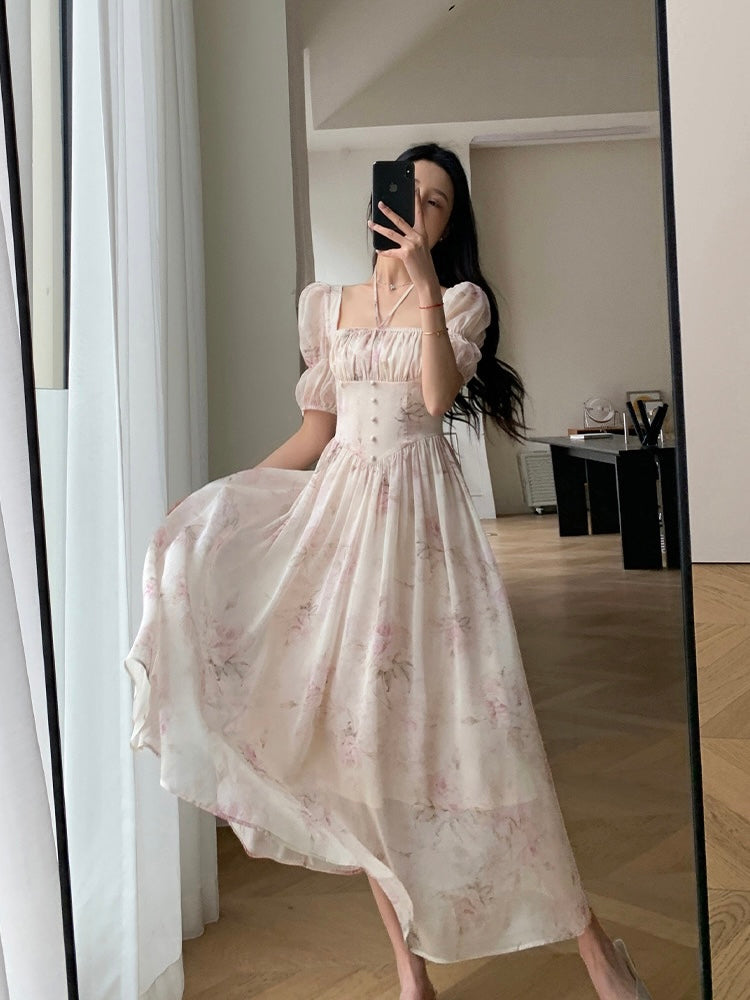 [S~L] Rose corset dress