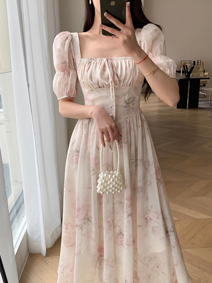 [S~L] Rose corset dress