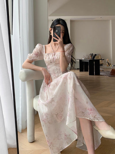 [S~L] Rose corset dress